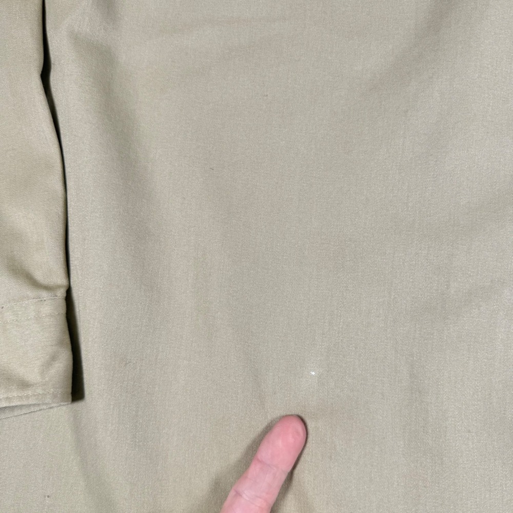 Carhartt Shirt Mens 2XL Beige Twill Long Sleeve Button Down Work Vintage Classic - Picture 6 of 6